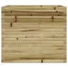 vidaXL Jardinera de madera de pino impregnada 80x80x72 cm