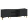 vidaXL Mueble de TV 150 x 31 x 50 cm Negro Madera de ingenier&iacute;a