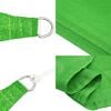 vidaXL Toldo de vela HDPE verde claro 160 g/m² 4,5x4,5x4,5 m