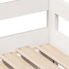 vidaXL Sof&aacute; cama nido con cajones sin colch&oacute;n blanco 90x200 cm