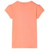 Camiseta infantil naranja ne&oacute;n 92