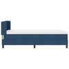 vidaXL Cama tipo Box Spring con colch&oacute;n Azul 200 x 100 cm Poli&eacute;ster