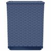 vidaXL Jardineras 2 uds polipropileno azul gris 30x30x37 cm