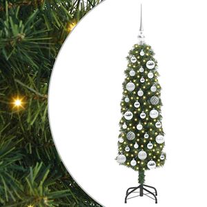 vidaXL &Aacute;rbol de Navidad artificial Verde 120 cm PVC, Acero y Pl&aacute;stico