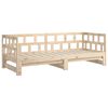 vidaXL Sof&aacute; cama extra&iacute;ble madera maciza de pino 2x(90x200) cm