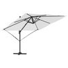vidaXL Parasol Roma Beige 286 x 284 x 265 cm Aluminio y poli&eacute;ster