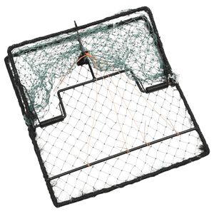 vidaXL Trampa para p&aacute;jaros acero verde 34x32 cm