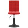 vidaXL Sillas de comedor giratorias 4 uds terciopelo rojo vino tinto