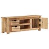 vidaXL Mueble para TV de madera maciza de mango rugosa 110x30x40 cm