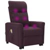 vidaXL Sillón de masaje elevable tela morado