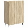vidaXL Aparador Roble Sonoma 66 x 34,5 x 92 cm Madera de Ingenier&iacute;a