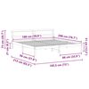 vidaXL Estructura de cama 180 x 200 cm Madera de pino macizo