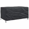vidaXL Funda para muebles Liso Negro 150 x 90 x 75 cm 600D