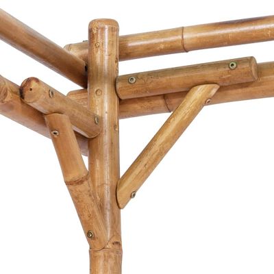 vidaXL Pérgola de bambú 195x195x195 cm
