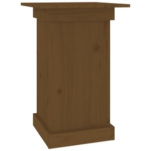 vidaXL Soporte para plantas madera maciza pino marr&oacute;n miel 40x40x60 cm