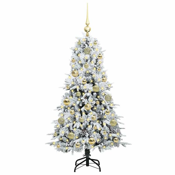 vidaXL &Aacute;rbol de Navidad artificial con ramas articuladas 120 cm