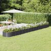 vidaXL Jardinera arriate acero galvanizado antracita 620x80x36 cm