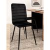 Venture Home Sillas de comedor 2 unidades Windu terciopelo negro