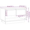 vidaXL Mueble para TV madera contrachapada blanco 70x41x44 cm