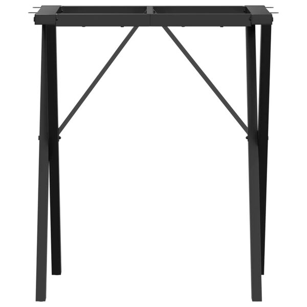 vidaXL Patas de mesa de comedor estructura X acero 60x40x73 cm