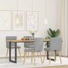 vidaXL Sillas de comedor 4 uds tela gris nube