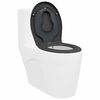 vidaXL Asiento de WC Antracita 44,5 x 37,3 x 4,3 cm Duroplast