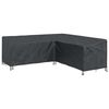 vidaXL Funda para muebles Negro 220 x 220 x 80 cm Tela Oxford 420D