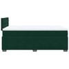 vidaXL Cama box spring con colch&oacute;n terciopelo verde oscuro 120x200 cm