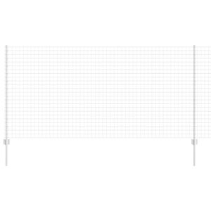 vidaXL Valla Euro con Poste 10 x 1,2 m Acero Galvanizado Plateado