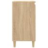 vidaXL Mesitas de noche 2 uds madera contrachapada roble 40x35x70 cm
