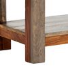vidaXL Mesa consola con 3 cajones madera maciza acacia 120x30x75cm