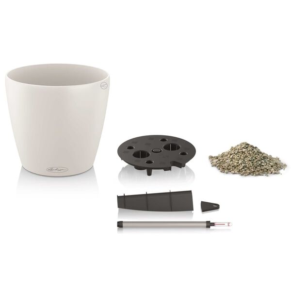LECHUZA Macetero Classico Color 43 ALL-IN-ONE blanco 13230