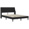vidaXL Estructura de cama con cabecera Negro 140 x 200 cm Terciopelo