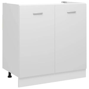 vidaXL Mueble bajo fregadero "Lyon" blanco 80x46x81,5 cm madera de ingenier&iacute;a