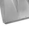 vidaXL Cabeza de pala 4 pcs Plateado 43 x 32,5 cm Aluminio