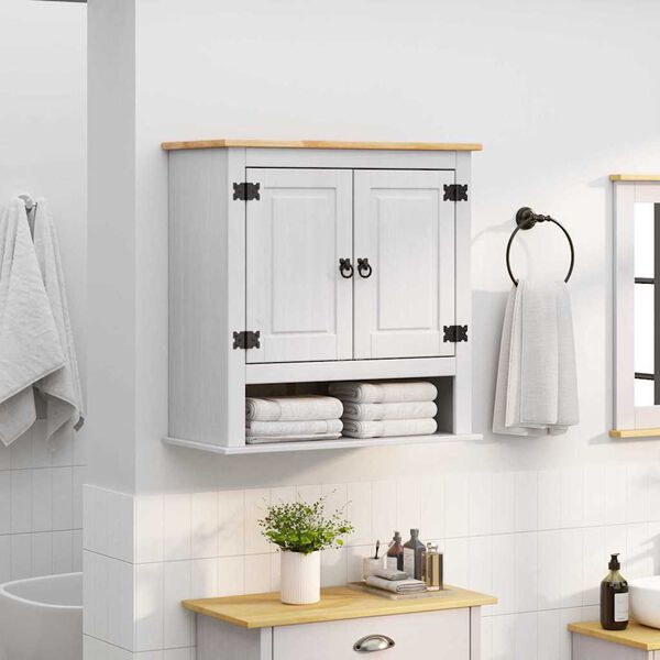 vidaXL Mueble colgante Corona 70 x 33 x 71,5 cm Madera de pino macizo