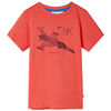 Camiseta infantil rojo claro 128