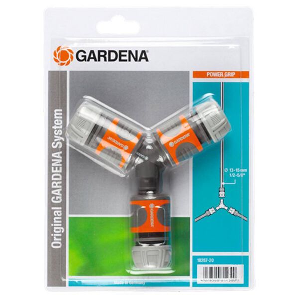 GARDENA Conjunto de acople para manguera 4 uds naranja/gris 18287-20