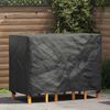 vidaXL Funda para muebles de exterior Negro 130 x 80 x 70 cm 600D