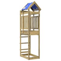 vidaXL Torre de juegos madera de pino impregnada 85x52,5x239 cm