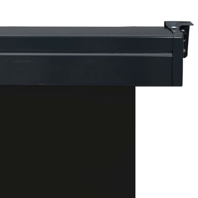 vidaXL Toldo lateral de balcón negro 140x250 cm
