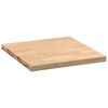 vidaXL Encimera de cocina rectangular madera maciza roble