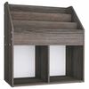 vidaXL Revistero de ni&ntilde;os madera ingenier&iacute;a gris y Sonoma 71x30x78,5cm