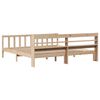 vidaXL Estructura de cama sin colch&oacute;n madera maciza de pino 180x200 cm