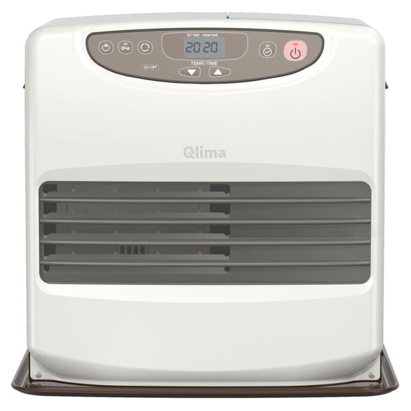 Qlima Calefactor de parafina port&aacute;til 428W blanco/chocolate SRE 9046C2