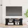 vidaXL Soporte para TV Roble Negro 96 x 35 x 33,5 cm