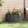 vidaXL Jardinera Negro 120 x 60 x 50 cm Acero