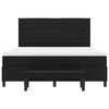 vidaXL Cama tipo Box Spring con colch&oacute;n Negro 180 x 200 cm tela