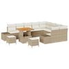vidaXL Conjunto de sof&aacute;s de jard&iacute;n 12 uds. 11-N&uacute;mero de plazas Beige