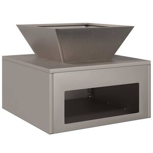 vidaXL Hoguera Oxidado 50 x 50 x 40 cm Acero autopatinable